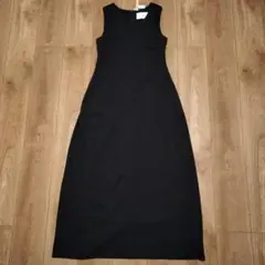 TODAYFUL 黒 ノースリーブ ロングワンピース