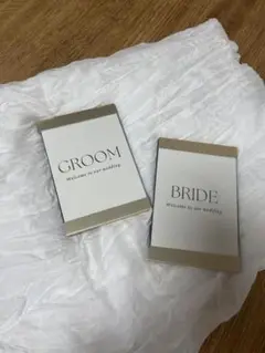 結婚式グッズ受付GROOM & BRIDEセット