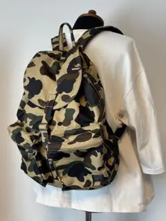 【正規品】【美品】ポーター.エイプ .PORTER .迷彩柄 リュック PORTER ポーター A BATHING APE ベイシング エイプ バックパック