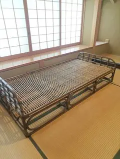 ラタン シングルベッド みうらラタン