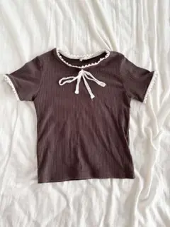 nunubiel ダークブラウン Tシャツ M