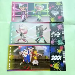 キャナルシティ博多 スプラトゥーン チケットカード 3種 コンプリート