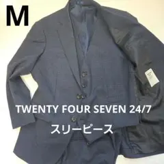 TWENTY FOUR SEVEN トゥエンティーフォーセブンスリーピーススーツ 24/7 トウェンティフォーセブン スリーピース 2ボタンスーツ A4
