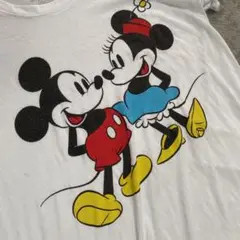 ディズニー レトロ柄 ミッキーマウス&ミニーマウス XL