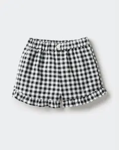 【美品】UNIQLO BABY イージーショートパンツ 90 ブラック