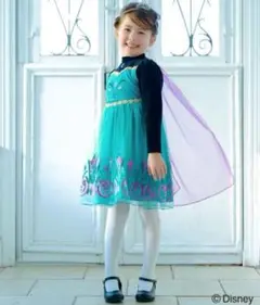 エニィファム　アナ雪　ワンピース　120サイズ any FAM エニィファム アナと雪の女王 ワンピース エルサ 120