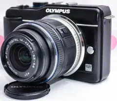 OLYMPUS オリンパス PEN E-PL1s☆ブラック☆スマホ転送☆小型軽量