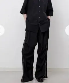 08circus Washer parachute zip pants