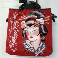 エドハーディー 芸者 トートバッグ 非売品 ノベルティ 京都 お土産 タグ付き