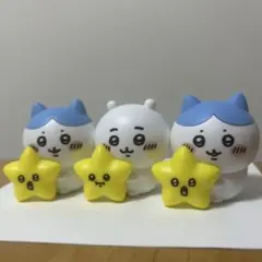 ちいかわ 星といっしょライト マスコット ガチャガチャ ちいかわ ハチワレセット