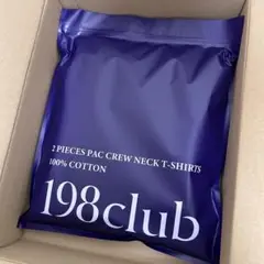【新品未使用】198club パックTシャツ 2枚セット ブラック Lサイズ