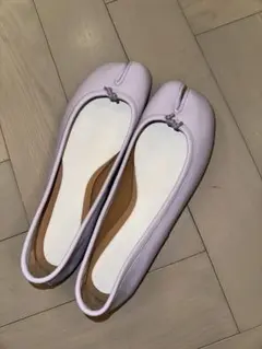 マルジェラ tabi タビ バレエ メタリック スパンコール シルバー 39 Maison Margiela 39 Tabi バレエ シルバー