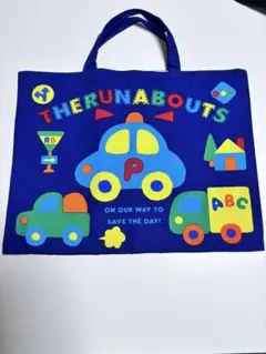ビンテージ 90s サンリオ 旧ロゴ ラナバウツ 乗り物 ブック トート 新品