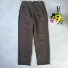 【クラシカルエルフ】テーパードパンツ　タック風デザインセンタープレスLサイズ