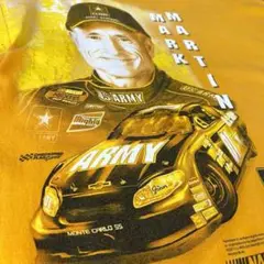 00's Y2K NASCAR マークマーティン US.ARMY Tシャツ 希少