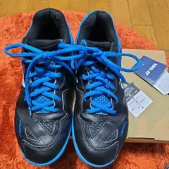 YONEX パワークッション65Z バドミントンシューズ 黒/青２５cm