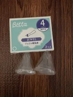 Betta Jewel 哺乳瓶用乳首 Mサイズ 2個入