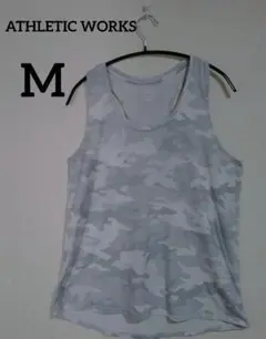 ATHLETIC WORKS 【M】グレー迷彩 タンクトップ