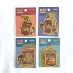 【新品未開封】サンリオ クラフト ステッカーセット 4種