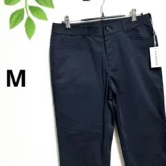 ensuite エンスウィート 新品 スラックスパンツネイビー 38/M