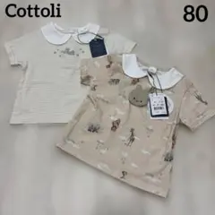 【新品】コトリ　Tシャツ　80 ③