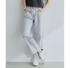 cocaタグ付き未使用品サマーデニムテーパードパンツ