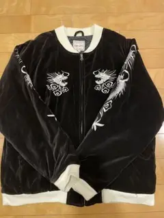 リバーシブル Open Dich スカジャン 別珍 ベロア キルティング 刺繍 ☆希少☆ タケオキクチ スカジャン リバーシブル 別珍 ベロア