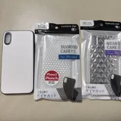 iPhoneXs/X ソフトクリアケース 2個 ＋ ハードケース 1個