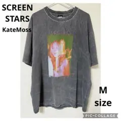 スクリーンスターズ 鬼フェード ケイトモス LIFE Tシャツ M ダメージ加工
