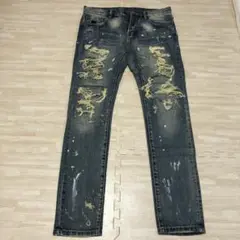 DOPEダメージデニムパンツ