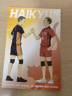 ハイキュー 特典カード 田中龍之介・山本猛虎ver.