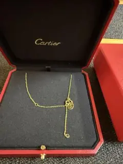 【希少品】cartier チェーンネックレス　CRB7060700 カルティエ チェーン ネックレス B7060700 K18YG 国内正規 箱