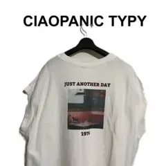 （CIAOPANIC TYPY）バックプリント ノースリーブ Tシャツ FREE