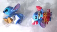 スティッチ コスチュームフィギュアコレクション　2種　ガチャガチャ　カプセルトイ