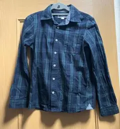PORTLAND 長袖シャツ M ダークグリーン・ネイビー