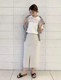 IENA　ストレッチスリットタイトスカート　38