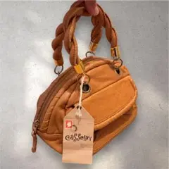 【タグ付き】Casselini 本革 2WAYバッグ チャーム・コインケース付