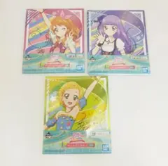 一番くじ アイカツ！ I賞 ルミナス サイン入りアイドルボード 3種セット