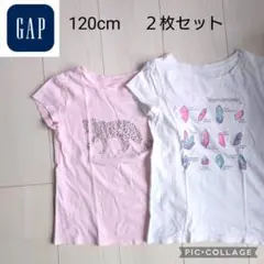 【 GAP Kids／ギャップキッズ】120cm＊プリント半袖Tシャツ２枚セット