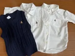 baby GAP ベビーベストとシャツセット 18-24ヶ月　3点セット