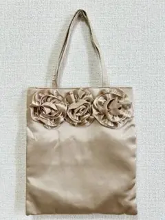 【美品】passage mignon パーティーバッグ サブバッグ ゴールド