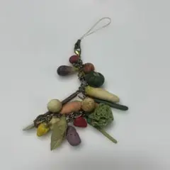 野菜モチーフのストラップ