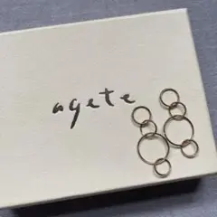 値下げ agate アガット ピアス K10 チャーム