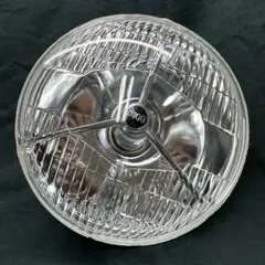 新品/未使用品180π用ルーカス/スリーポイントヘッドライト/検索SR400 2%ER／スリーポイントヘッドライトレンズ ルーカスタイプ7インチ