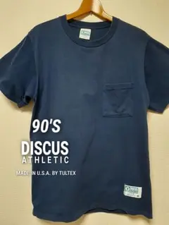 90'S DISCUS ATHLETIC 半袖Tシャツ　USA製　ポケット
