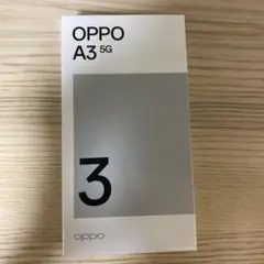 新品未開封 OPPO A3 5G SIMフリー ブラック