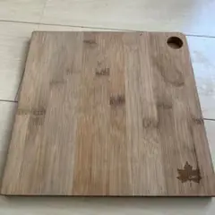 LOGOS 木製 角型まな板穴付き 約30cm