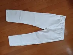 ホワイト スリムフィットパンツ(ウエスト32インチ)