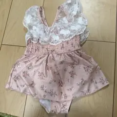女の子用花柄水着 90サイズ