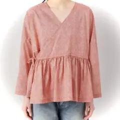 美品journal standard リバティコバナプリント カシュクールシャツ